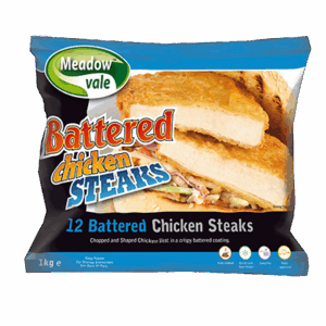 Meadow Value Battered Chicken Steaks